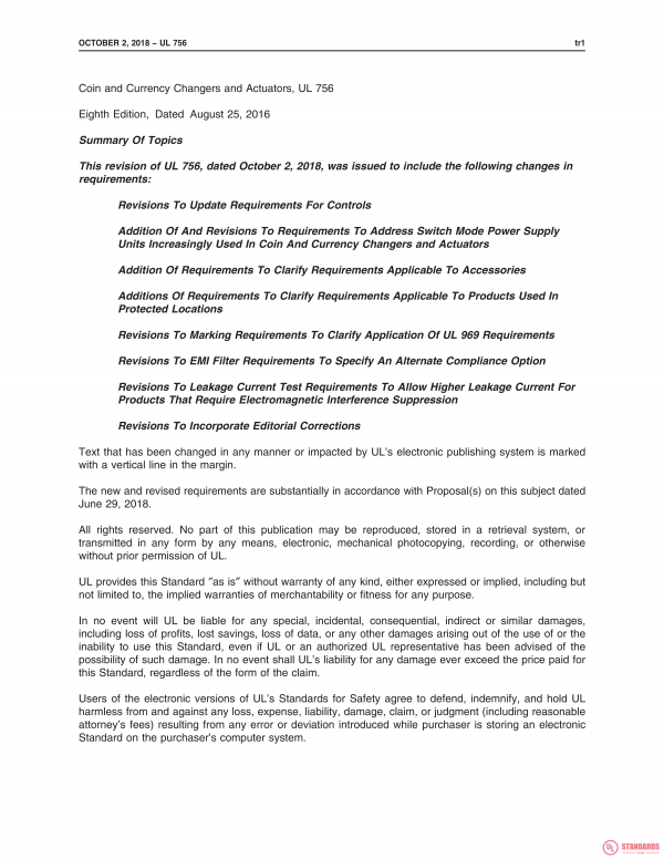 UL 756 PDF UL 756 PDF